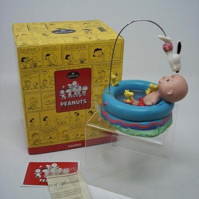 Hallmark Porcelain Figure GREAT TIMES Snoopy & Charlie Brown