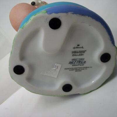 Hallmark Porcelain Figure GREAT TIMES Snoopy & Charlie Brown