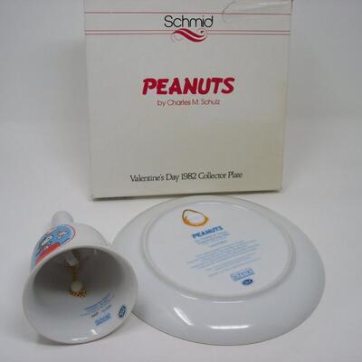 Schmid SNOPPY Valentines Plate & Bell