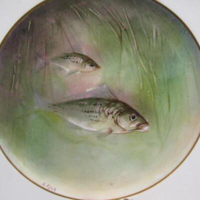 Two Fish Themed Plates by Hammersley & Co.