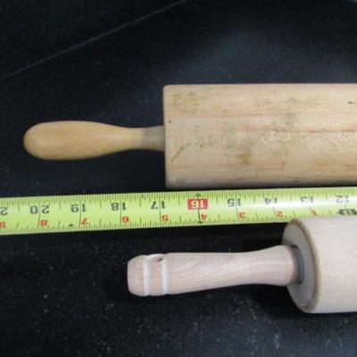 Two Wooden Rolling Pins