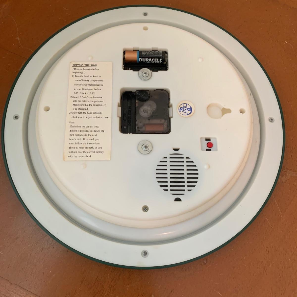 Audubon Singing Bird Clocks (UB3DG)