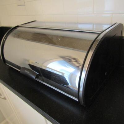 Stainless Steel Bread Box by Brabantia