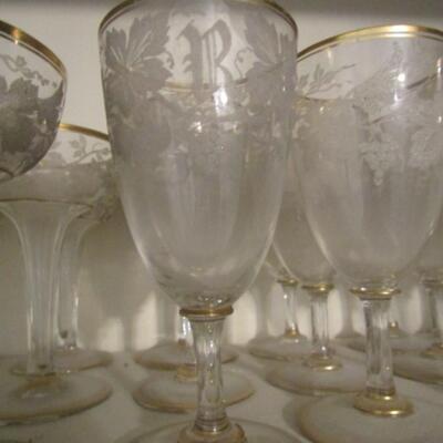 Large Collection of Assorted China and Crystal Drink Ware