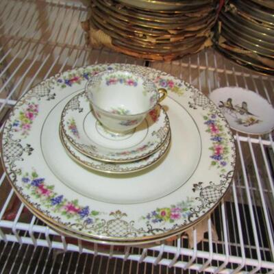 Large Collection of Assorted China and Crystal Drink Ware