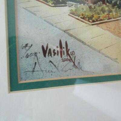 Framed Art by Ann Vasilik- Numbered and Signed by Artist