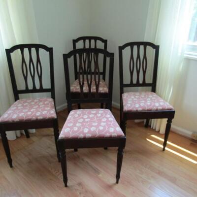 Set of Four Sheridan Style Chairs