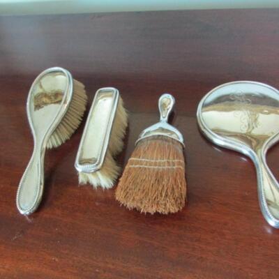 Sterling Silver Brush and Mirror Set- Has Been Monogrammed