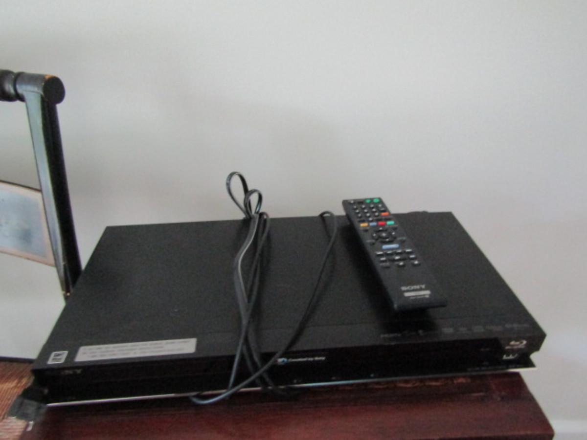 Sony BluRay Player with Remote