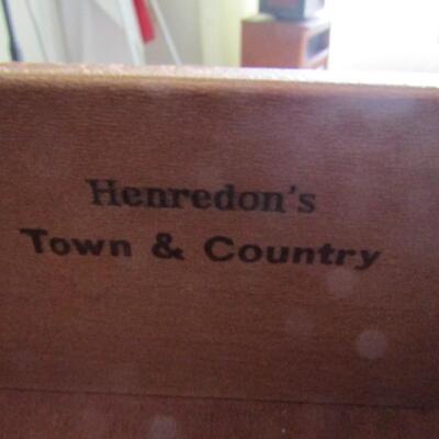 Wooden Fold Top Bar by Henredon Town & Country