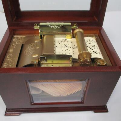 Gold Label Music In Motion Hand Crafted Wood Music Box