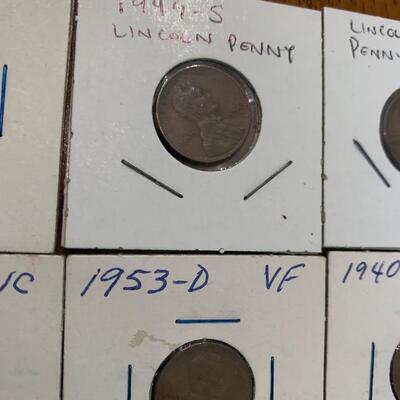 Antique Lincoln Penny Lot Steelies & Early Years Pennies Circulated & Uncirculated