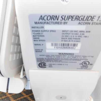 Acorn Super-Glide Automated Stair Chair with Rail