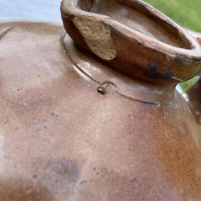 Large brown jug