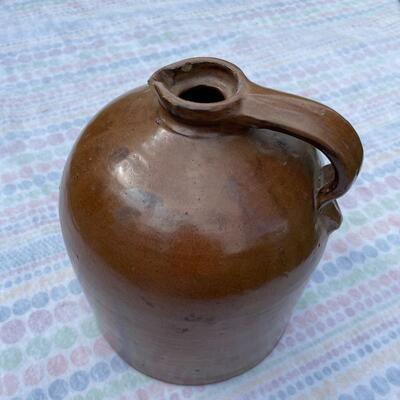 Large brown jug