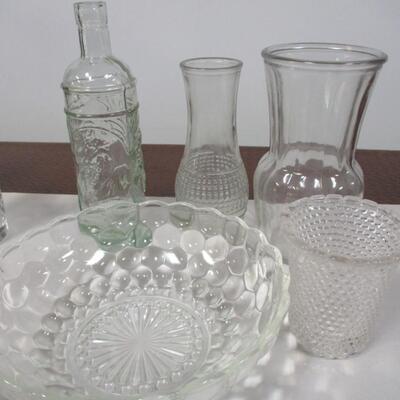 Clear Glass Decanter - Vases - Serving Dishes