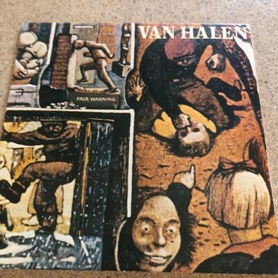 Van Halen Fair Warning Original 1981 Album. Record Clean. See Condition.