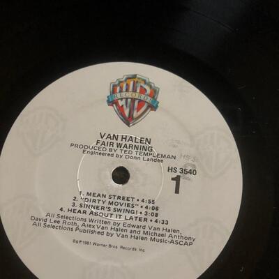Van Halen Fair Warning Original 1981 Album. Record Clean. See Condition.
