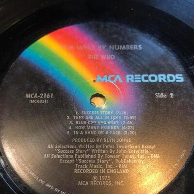 The Who By Numbers Original 1975 Album. Record Clean. See Pics for Condition.