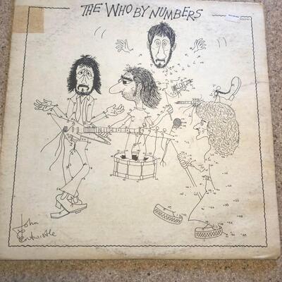The Who By Numbers Original 1975 Album. Record Clean. See Pics for Condition.