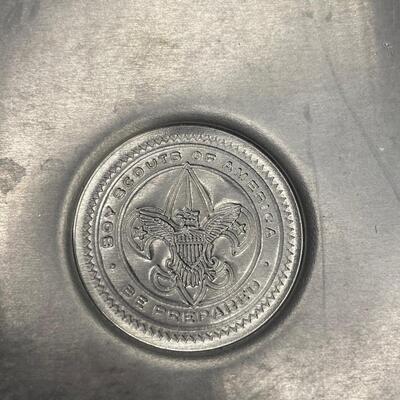 Vintage Boy Scout metal flask