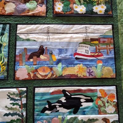 Quilt of Seacapes