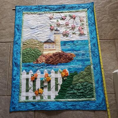 Lighthouse Quilt Wall Hanging