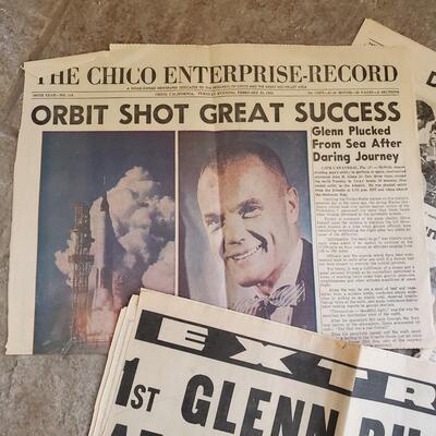 John Glenn - Chico Enterprise February 20, 1962