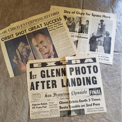 John Glenn - Chico Enterprise February 20, 1962