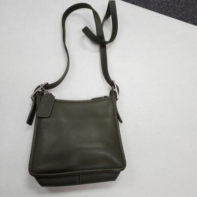 Coach cross body bag - green