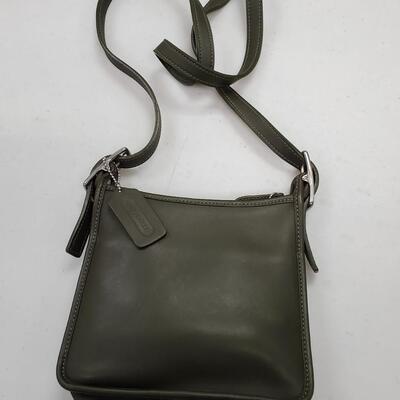 Coach cross body bag - green