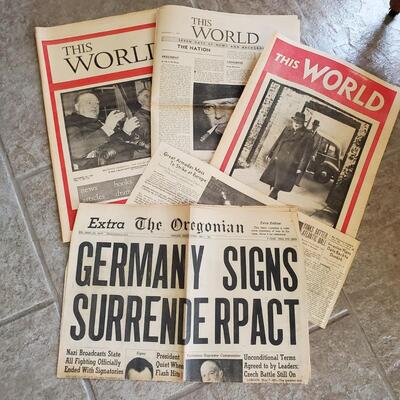 World War II - Newspaper Issues from the San Francisco Chronicle