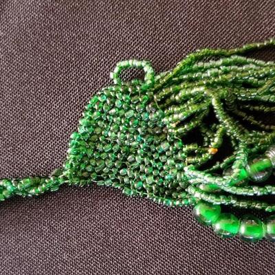 Green Beaded Necklace