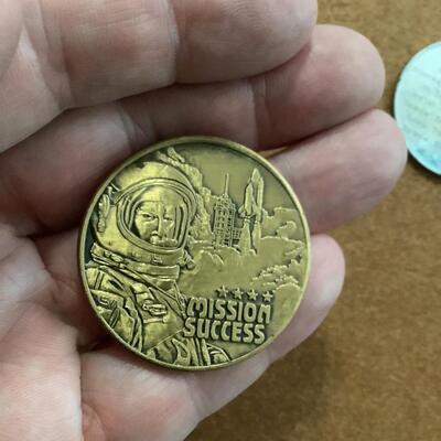 Rare SPACE FLOWN Medallions Apollo 11 Space Shuttle NASA