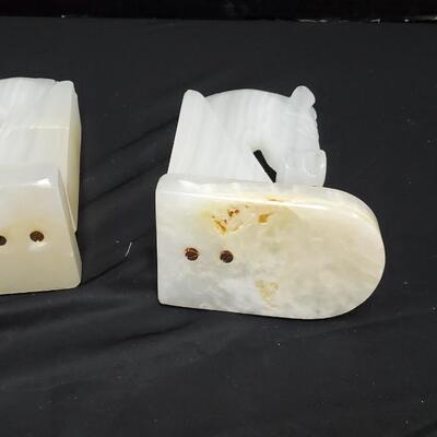 4 Alabaster Book ends