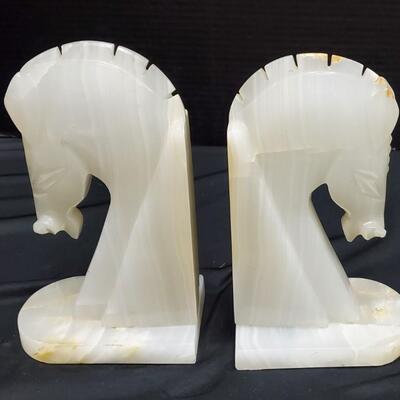 4 Alabaster Book ends