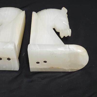 4 Alabaster Book ends