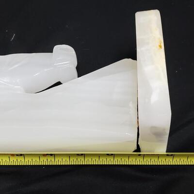 4 Alabaster Book ends