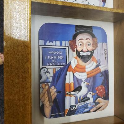 Red Skelton Art - Framed Collage