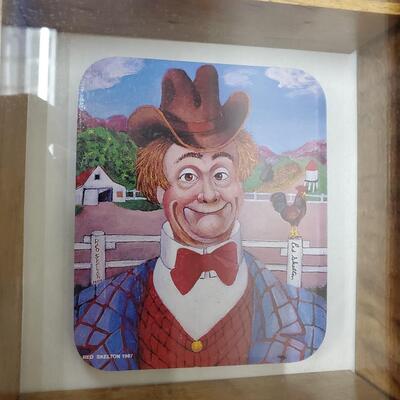 Red Skelton Art - Framed Collage