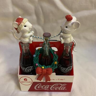 Coca Cola brand ornament â€œThings go better with Cokeâ€ - Coke brand ornament