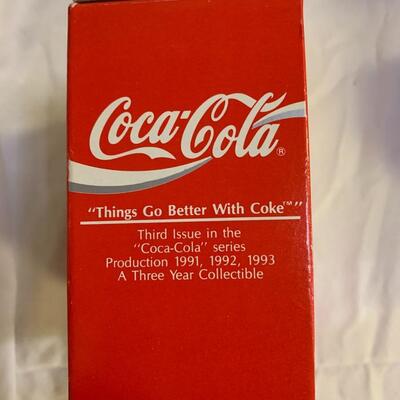 Coca Cola brand ornament â€œThings go better with Cokeâ€ - Coke brand ornament