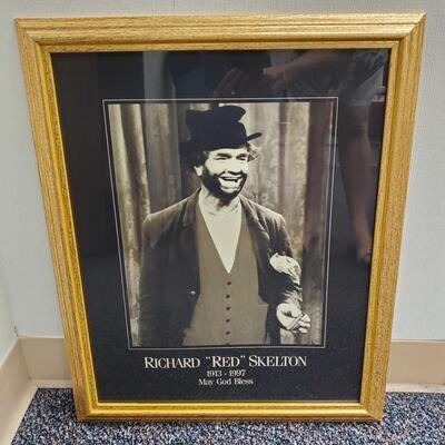 Richard "Red" Skelton Framed photo