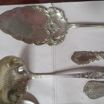 Vintage Silver plated Flatware with Serving Rogers, Stratford Silver LOT