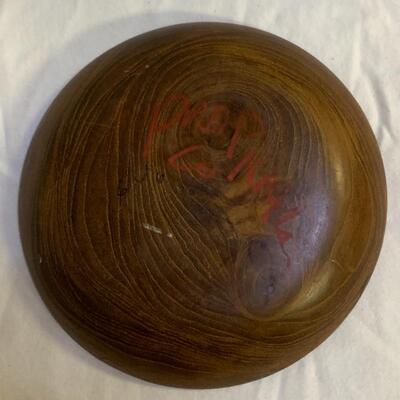 Wood bowl small 6â€ inch approx - Candy dish or Rice bowl