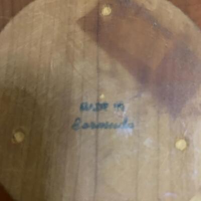 Wooden bowl 6â€ approx - Wood dish made in Bermuda