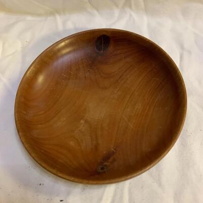 Wooden bowl 6â€ approx - Wood dish made in Bermuda