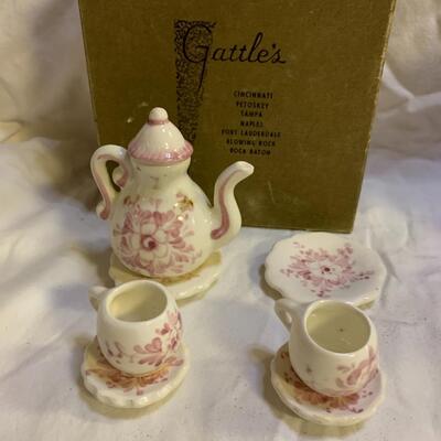 Tea Set Miniature - 8 pieces small