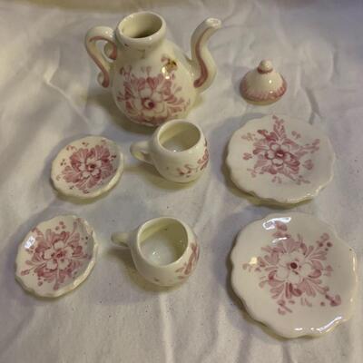 Tea Set Miniature - 8 pieces small