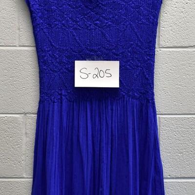 Royal Blue Dress